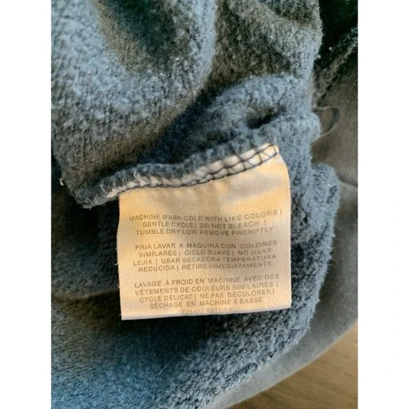 RVCA Hoodie Mens Medium Hooded Sweatshirt Logo Y2K 90s Grunge Surfer Skater READ - Picture 4 of 12